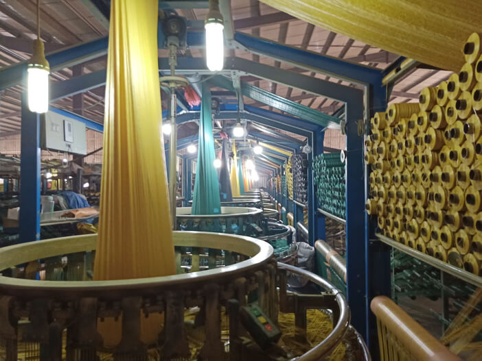 亮黄色编织袋 蛇皮袋